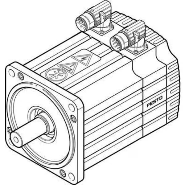 Servo Motor EMMS-AS-140-SK-HS-RR-S1, Festo, Mfr#: EMMS-AS-140-SK-HS-RR-S1